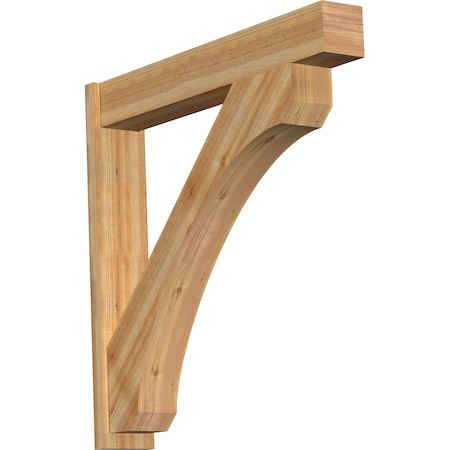 Ekena Millwork Legacy Block Rough Sawn Outlooker, Western Red Cedar, 8"W x 48"D x 48"H OUT08X48X48LEC05RWR